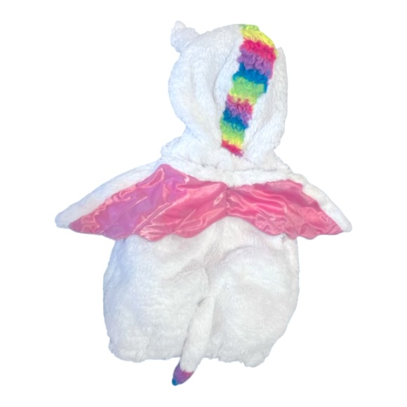 Halloween Costume Infant Rainbow Unicorn White and Pink Really Cute - Picture 6 of 6